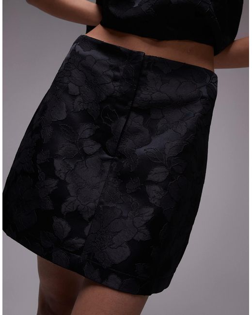 TOPSHOP Black Cargo-Hemdkleid in Midilänge Petite-Größe