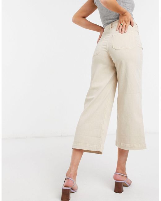 mango cropped flare jeans