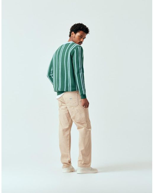Jack & Jones White Loose Fit Carpenter Trousers for men