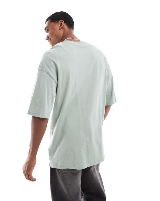 Jack & Jones Gray Super Oversized T-shirt for men