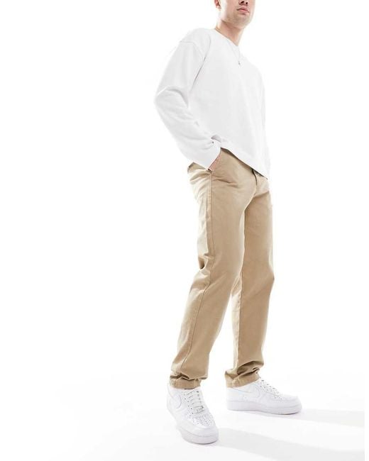 JJ Rebel White Loose Fit Chino for men