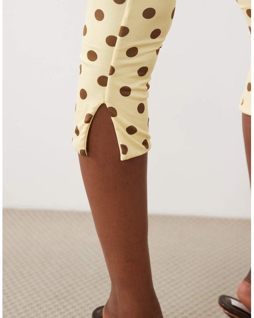 Missy Empire Natural Slinky Capri Trousers Co-Ord