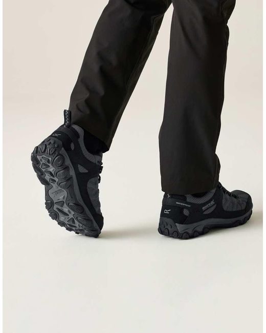 Regatta Black Edgepoint Iv Waterproof Low Walking Boot for men