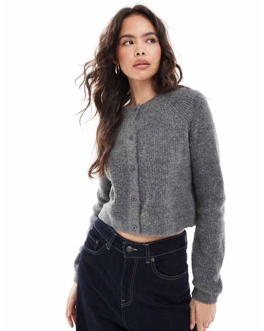 Brave Soul Gray Fisherman Knit Cardigan