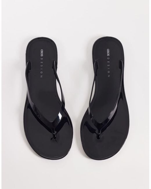 ASOS White Foxton Jelly Flip Flops