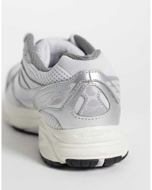 Saucony White Grid Legacy Trainers