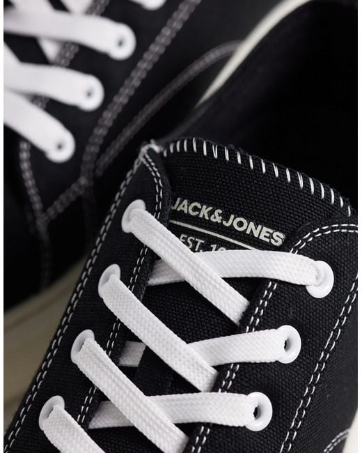 Jack & Jones Blue Canvas Trainer for men