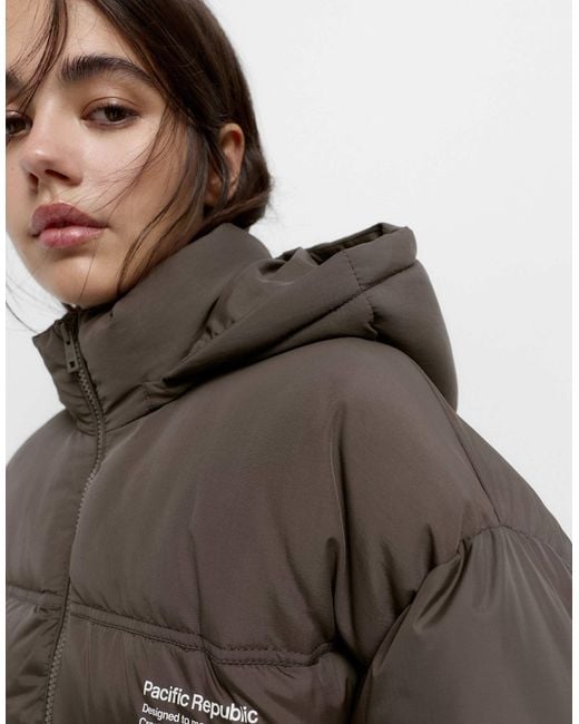 Pull&Bear Brown – steppjacke