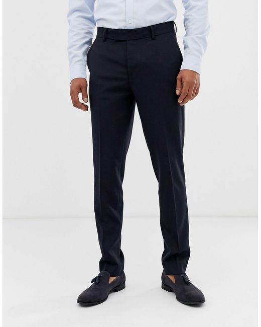 navy blue skinny pants mens