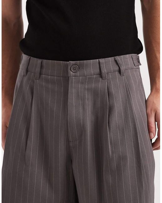 Cotton On White Super Pleated baggy Shorts for men