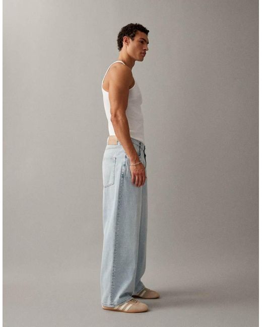 Only & Sons Blue Carl Super baggy Jean for men