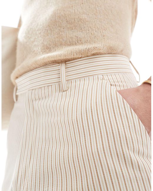 Pantaloncini eleganti di ASOS in White da Uomo
