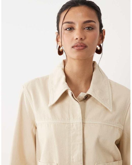 Mango Natural 100% Cotton Denim Jacket