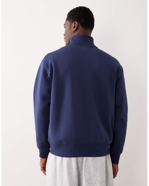 Abercrombie & Fitch Blue Ypb Quarter Zip Workout Sweatshirt for men