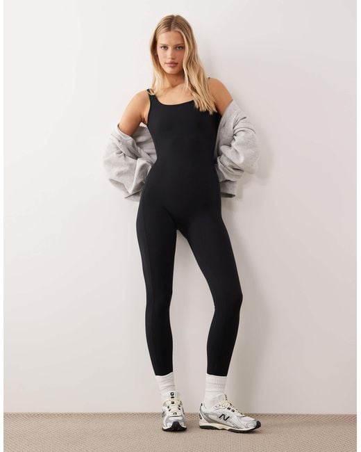 BO+TEE Black Bo+tee Low Back Jumpsuit