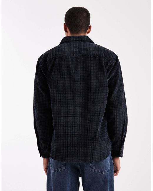 Only & Sons Blue Cord Overshirt for men