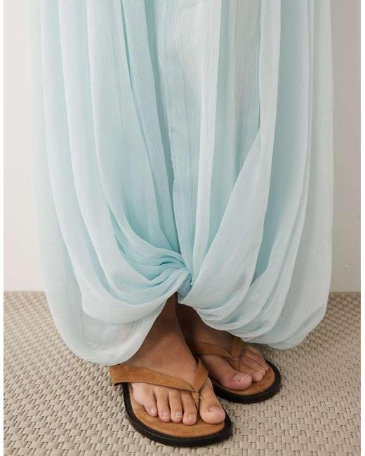 ASOS White Hybrid Racer Maxi Dress