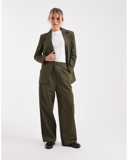 Miss Selfridge Green Cinched Blazer