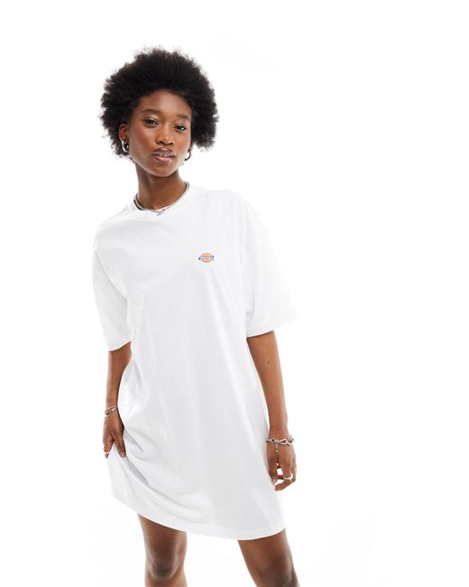 Vestido estilo camiseta mapleton Dickies de color White
