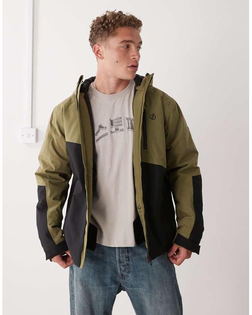 Dare 2b Brown Halfpipe Iii Waterproof Jacket for men