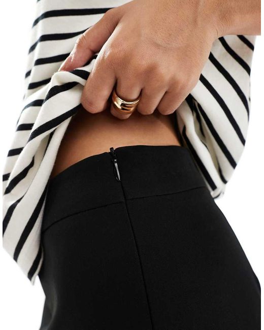 Vero Moda Black Clean Straight Leg Smart Trouser