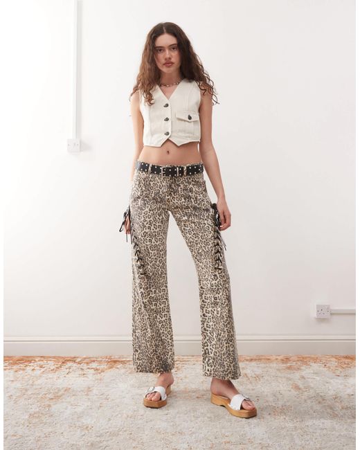 Miss Sixty Brown – cropped jeansweste