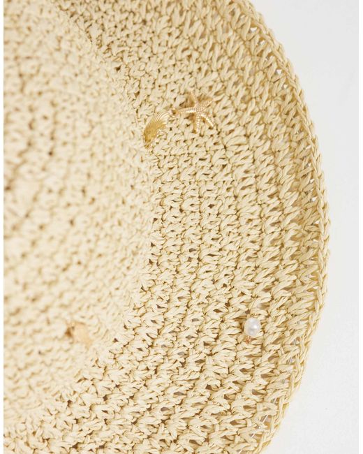 Accessorize Natural – anglerhut aus stroh