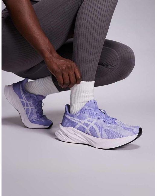 Asics Purple Dynablast 5 Running Trainers