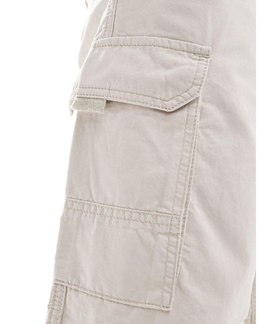 ADPT White Loose Fit Cargo Trouser for men