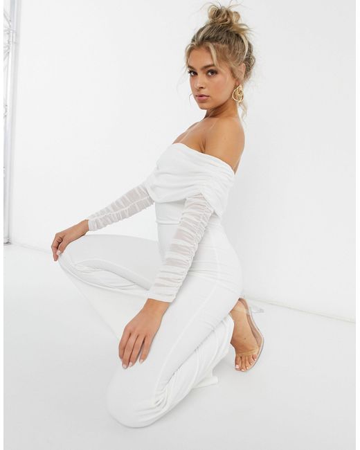 club l white jumpsuit