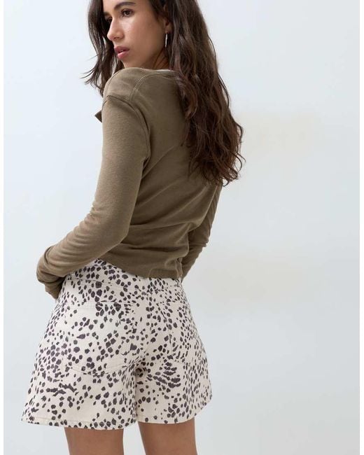 ASOS White Longer A Line Short