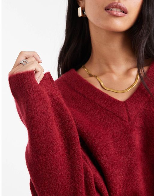 ASOS Red – kastiger strickpullover