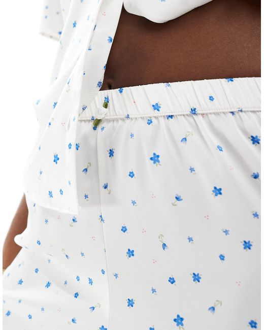 Boux Avenue White Mix & Match Ditsy Floral Pyjama Trousers