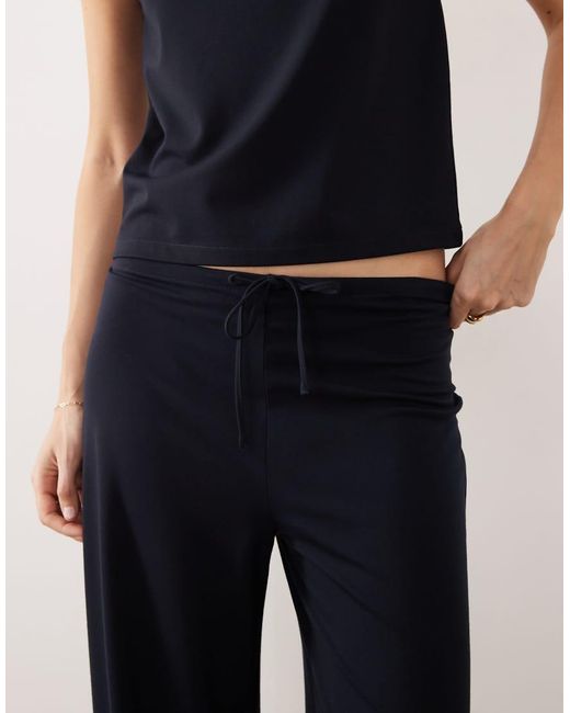 Mango Blue Candela Jersey Trouser C-Ord