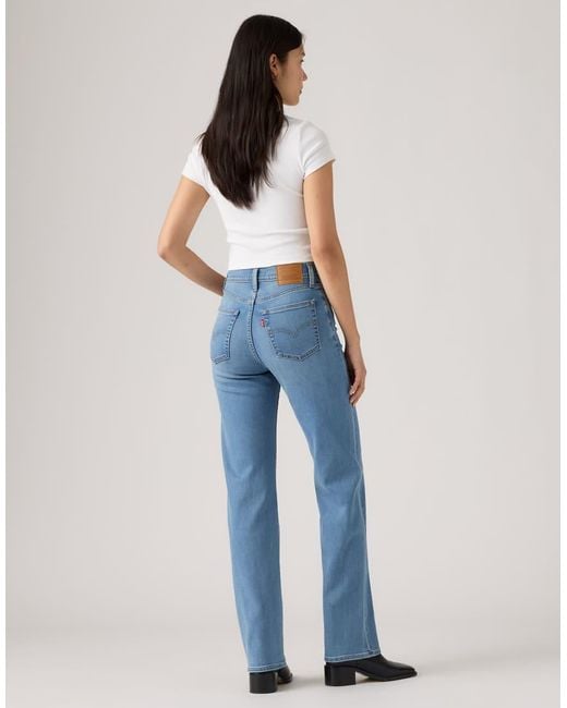 Levi's Blue 723 High Rise Straight True Dark