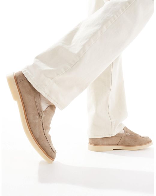 Schuh – riggs – loafer aus wildleder in Pink für Herren