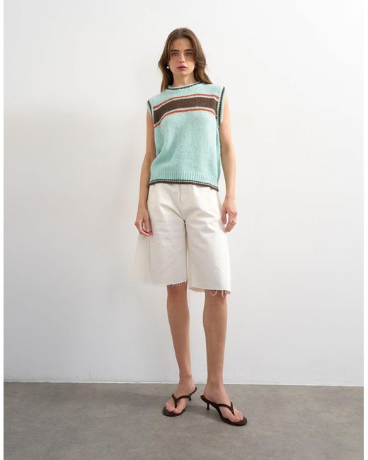 TOPSHOP Blue – strickpullunder