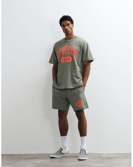 Gap Green Athletic Logo T-Shirt Co-Ord for men