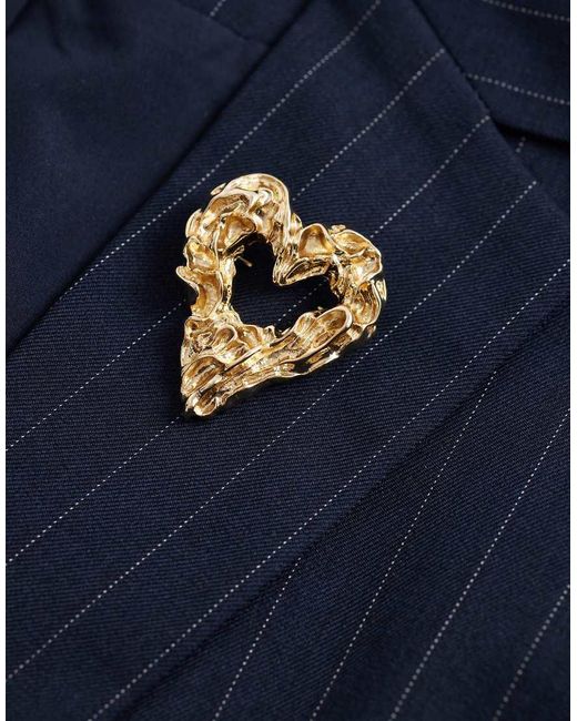 ASOS White Pack Of 7 Brooches With Eclectic Design