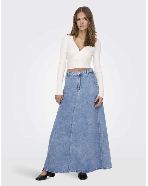 ONLY Blue – jeansrock