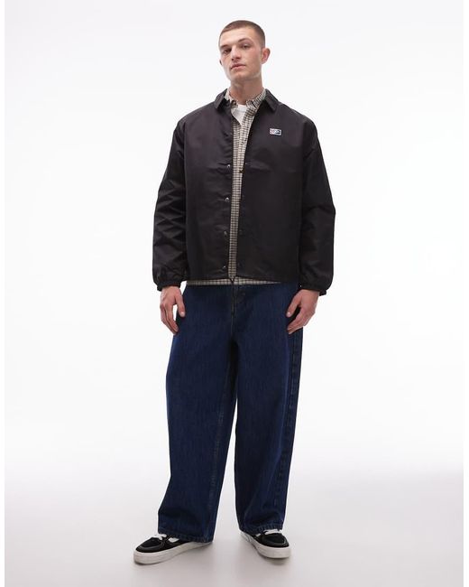 Vans Blue Torrey Nylon Coach Jacket for men