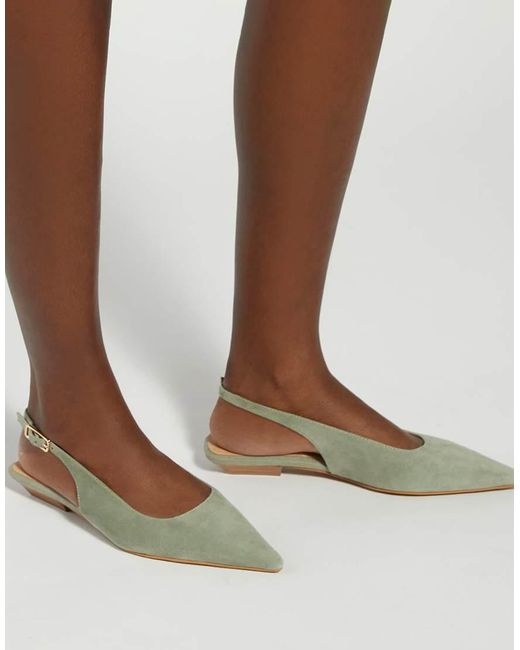 Dune Metallic Hostess Ballet Pumps