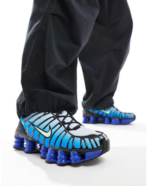 Nike Blue Shox Tl Trainers for men