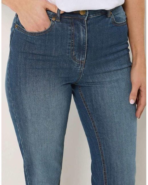 Long Tall Sally Blue Straight Leg Jeans