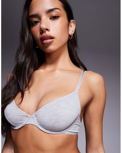 ASOS Gray – mila – bügel-bh