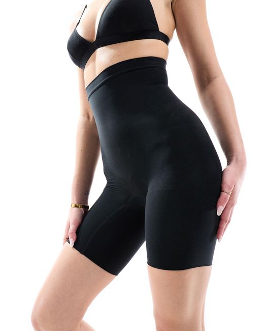 Spanx Black Everyday Seamless Shaping High Waisted Short