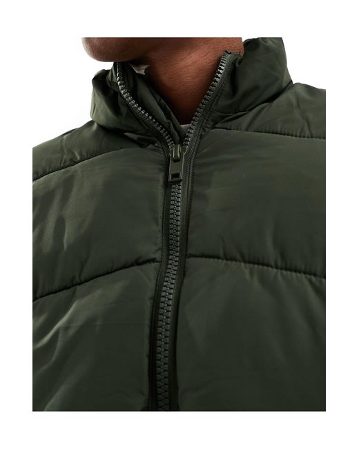 Jack&Jones® Rush Bomber Jacket - Men's Coats/Jackets in Dusky Green