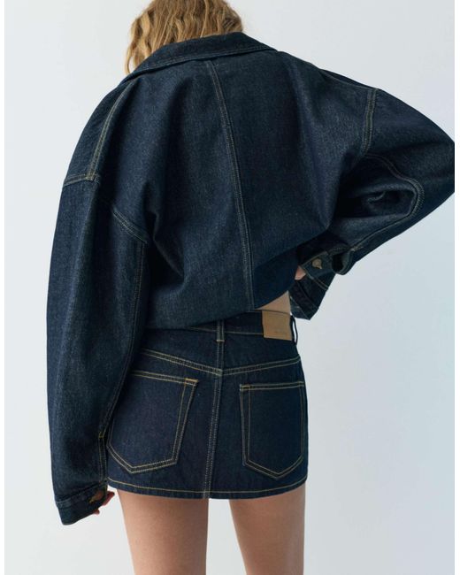 Pull&Bear Blue – jeans-skort