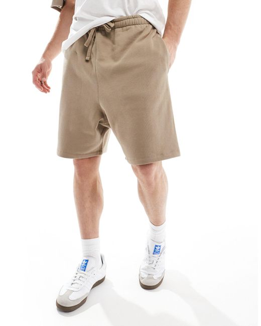 ASOS – oversize-shorts in Natural für Herren