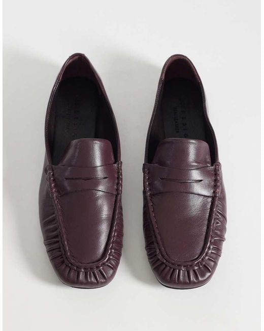 ASOS Purple Micha Premium Soft Loafer